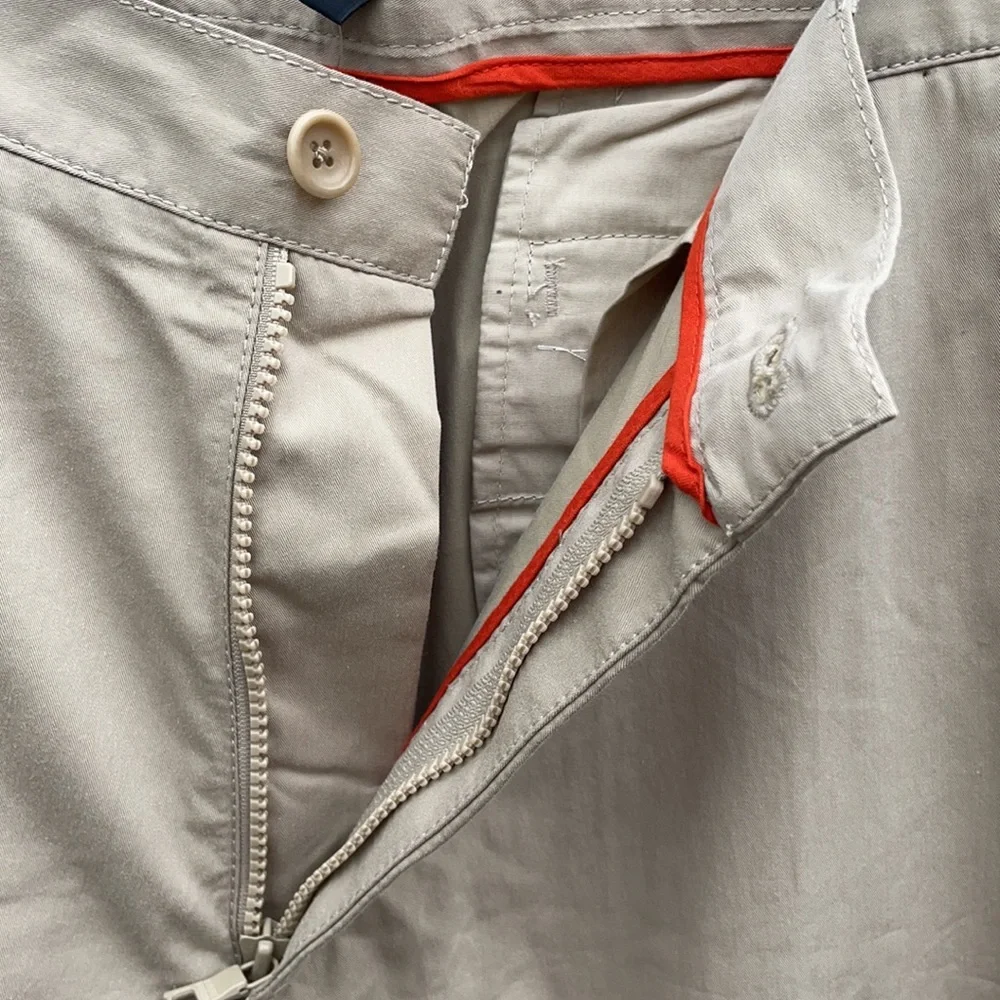 Banana Republic Cell Phone Pants Beige Chinos 36/32 NWT